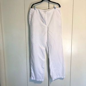 SOLD Eileen Fisher straight leg organic linen blend summer pants